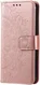 Oppo A5 (2025) Hoesje Mandala Book Case met Pasjeshouder Roze Goud afbeelding 5