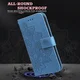 Oppo A5 Pro Hoesje Mandala Book Case met Pasjeshouder Blauw afbeelding 7