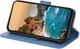 Oppo A5 Pro Hoesje Mandala Book Case met Pasjeshouder Blauw afbeelding 4