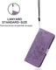 Oppo A5 Pro Hoesje Mandala Book Case met Pasjeshouder Paars afbeelding 4