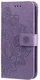 Oppo A5 Pro Hoesje Mandala Book Case met Pasjeshouder Paars afbeelding 2