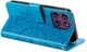 Motorola Moto G86 Hoesje Mandala Book Case met Pasjeshouder Blauw afbeelding 4