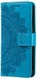 Motorola Moto G86 Hoesje Mandala Book Case met Pasjeshouder Blauw afbeelding 5