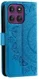 Motorola Moto G86 Hoesje Mandala Book Case met Pasjeshouder Blauw afbeelding 6
