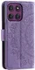 Motorola Moto G86 Hoesje Mandala Book Case met Pasjeshouder Paars afbeelding 6