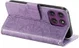 Motorola Moto G86 Hoesje Mandala Book Case met Pasjeshouder Paars afbeelding 4