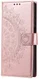 Motorola Moto G86 Hoesje Mandala Book Case met Pasjeshouder Roze Goud afbeelding 5