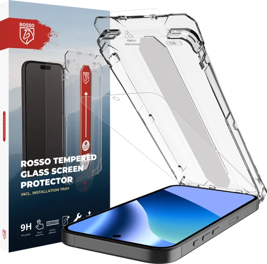 Rosso Google Pixel 10a Tempered Glass met Installatietray Dust Removal afbeelding 1