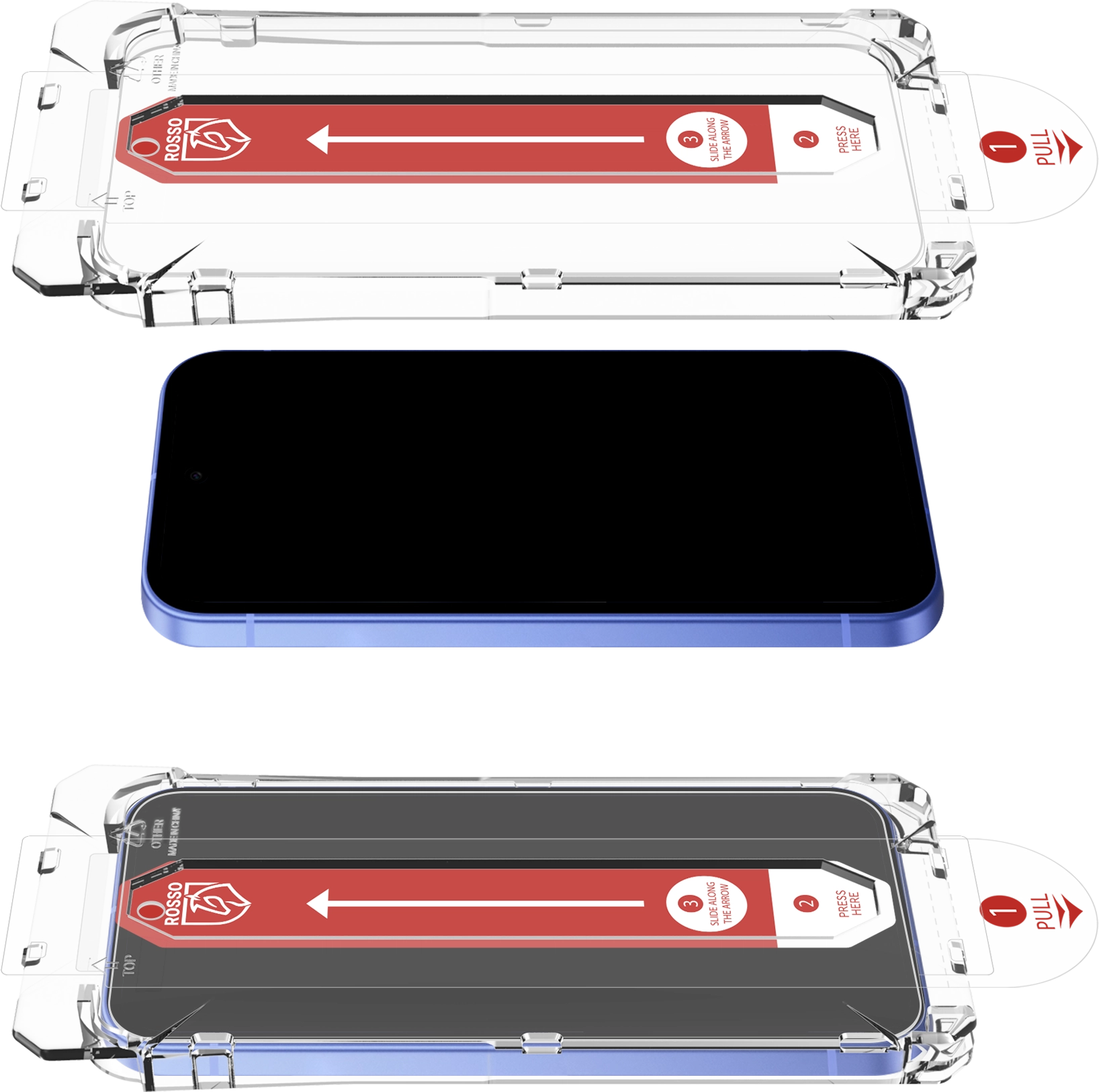Rosso Google Pixel 10a Tempered Glass met Installatietray Dust Removal afbeelding 11