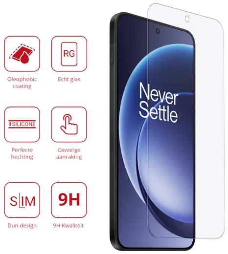 Rosso OnePlus 15R 9H Tempered Glass Screen Protector afbeelding 2