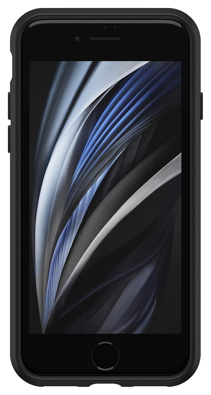 OtterBox React iPhone SE (2022/2020) / 8 / 7 Hoesje Back Cover Transparant Zwart afbeelding 3