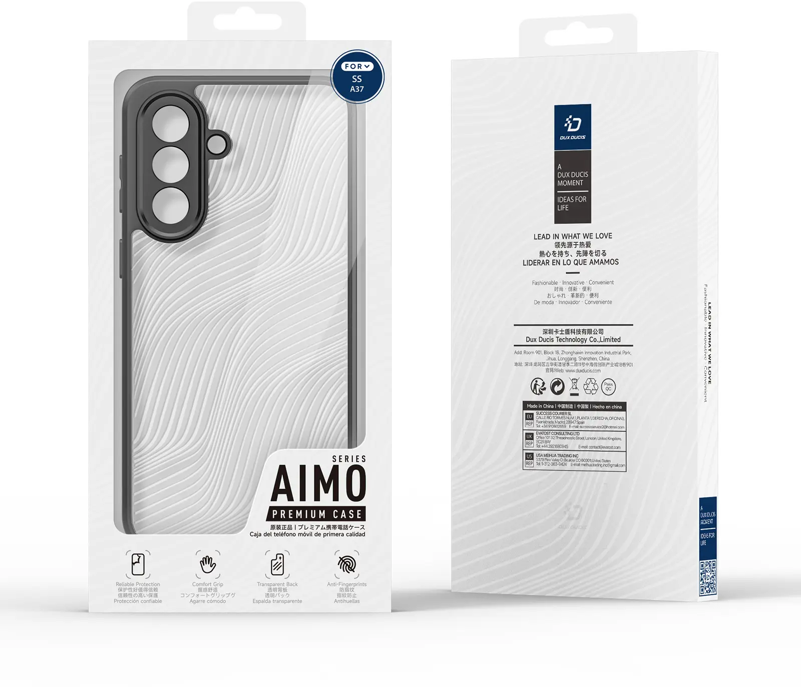 Dux Ducis Aimo Samsung Galaxy A37 Hoesje Back Cover Zwart afbeelding 8