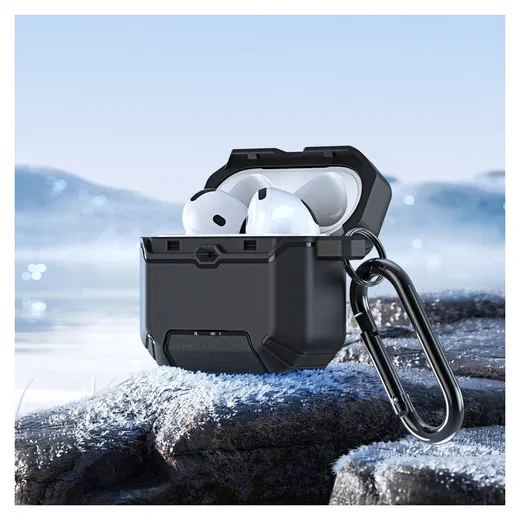 Dux Ducis PECS Apple AirPods 4 Hoesje Zwart afbeelding 4