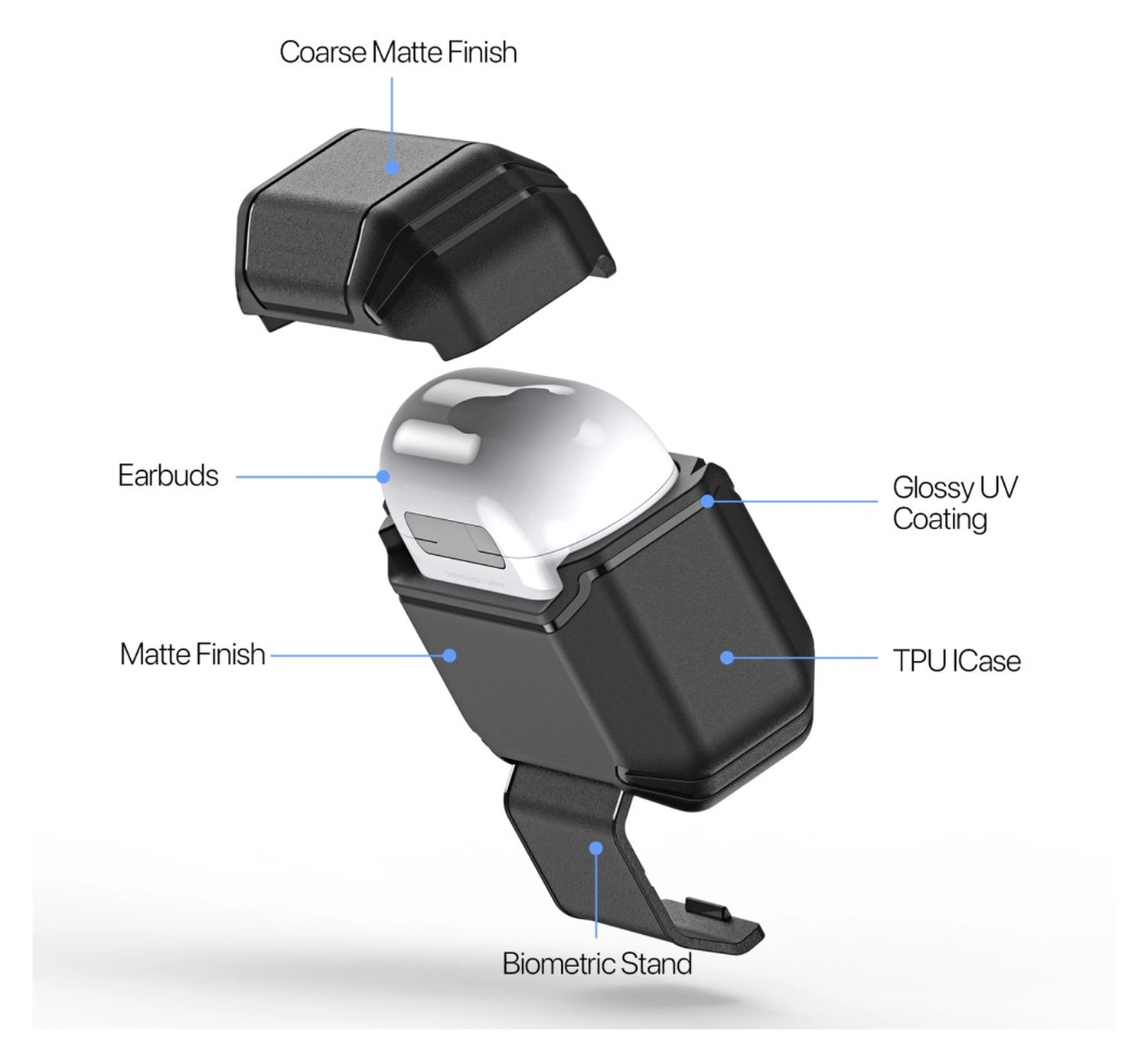Dux Ducis PECS Apple AirPods 4 Hoesje Groen afbeelding 7