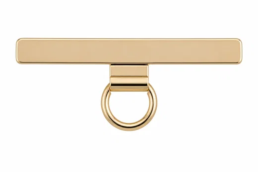 AVY Universele RVS Pad / Houder voor Bevestiging Telefoonkoorden Goud afbeelding 1