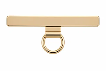 AVY Universele RVS Pad / Houder voor Bevestiging Telefoonkoorden Goud