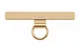 AVY Universele RVS Pad / Houder voor Bevestiging Telefoonkoorden Goud afbeelding 1