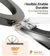 TORRAS MagSafe Ostand Ring met Stand Functie Geweven Zwart afbeelding 8