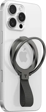 TORRAS MagSafe Ostand Ring met Stand Functie Geweven Zwart