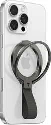 TORRAS MagSafe Ostand Ring met Stand Functie Geweven Zwart afbeelding