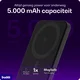 Buddi Connect Pro 5.000 mAh Magnetische MagSafe Qi2 Powerbank 15W Zwart afbeelding 3