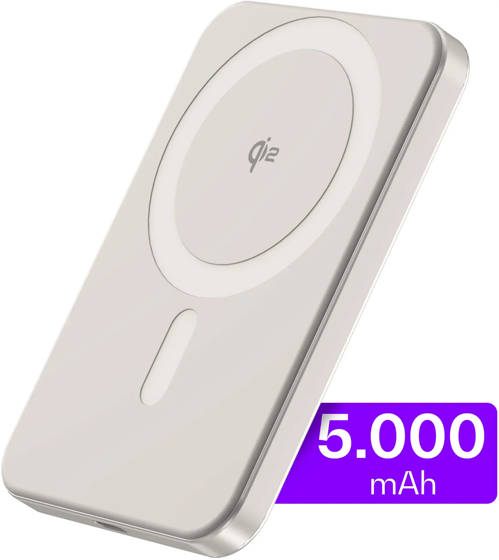 Buddi Connect Pro 5.000 mAh Magnetische MagSafe Qi2 Powerbank 15W Titanium afbeelding 14