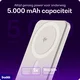 Buddi Connect Pro 5.000 mAh Magnetische MagSafe Qi2 Powerbank 15W Titanium afbeelding 3