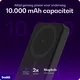 Buddi Connect Pro 10.000 mAh Magnetische MagSafe Qi2 Powerbank 15W Zwart afbeelding 3