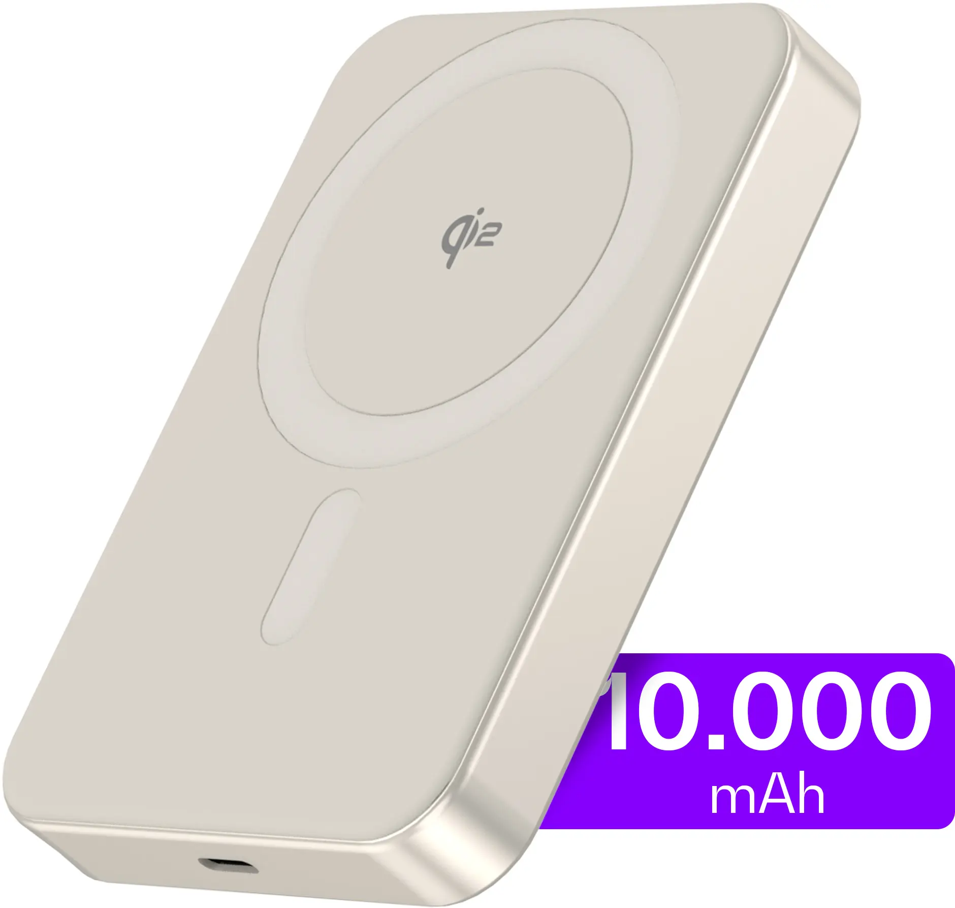 Buddi Connect Pro 10.000 mAh Magnetische MagSafe Qi2 Powerbank 15W Titanium afbeelding 14