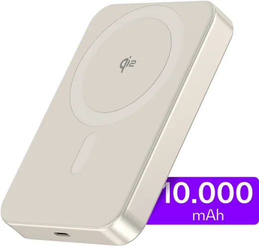 Buddi Connect Pro 10.000 mAh Magnetische MagSafe Qi2 Powerbank 15W Titanium afbeelding 14