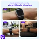 SBG Nylon Apple Watch Bandje - 1-11/SE - 38/40/41/42MM - 6-Pack Donker afbeelding 6