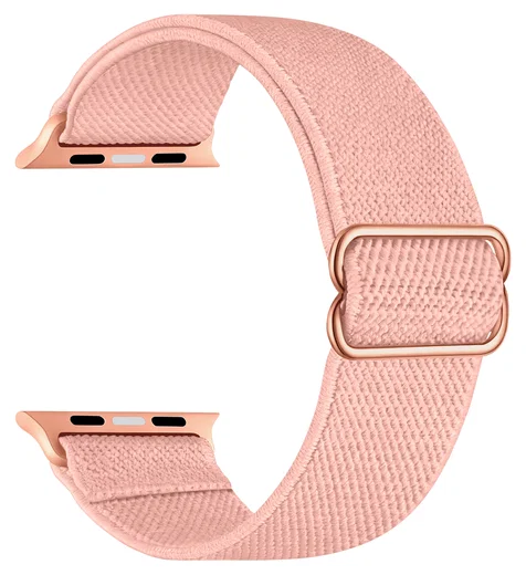 SBG Nylon Apple Watch Bandje - 1-11/SE - 38/40/41/42MM - 6-Pack Licht afbeelding 9