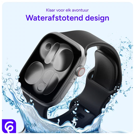 SBG Siliconen Apple Watch Bandje 1-11/SE - 38/40/41/42MM - 6-pack Donker afbeelding 4