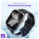 SBG Siliconen Apple Watch Bandje 1-11/SE/Ultra - 49/46/45/44/42MM 6-pack Donker afbeelding 4
