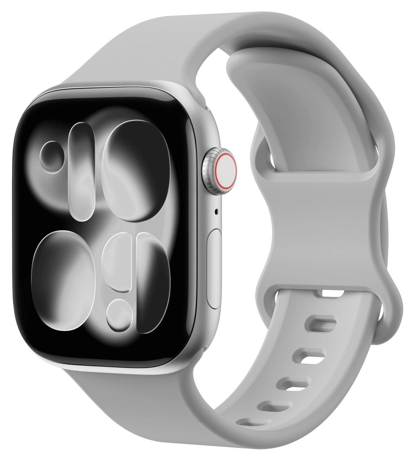 SBG Siliconen Apple Watch Bandje 1-11/SE/Ultra - 49/46/45/44/42MM 6-pack Donker afbeelding 7