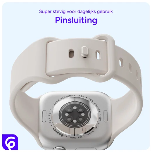 SBG Siliconen Apple Watch Bandje 1-11/SE - 38/40/41/42MM - 6-pack Licht afbeelding 2