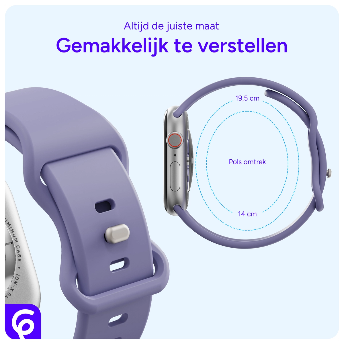 SBG Siliconen Apple Watch Bandje 1-11/SE/Ultra - 49/46/45/44/42MM 6-pack Licht afbeelding 5