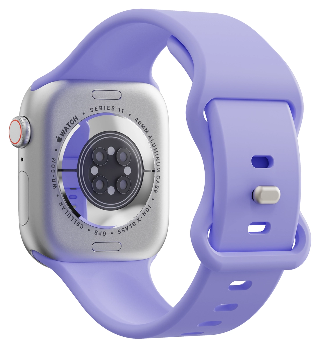 SBG Siliconen Apple Watch Bandje 1-11/SE/Ultra - 49/46/45/44/42MM 6-pack Licht afbeelding 8