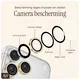 AVY iPhone 17 Pro / 17 Pro Max Camera Protector Rings Diamant Goud afbeelding 5