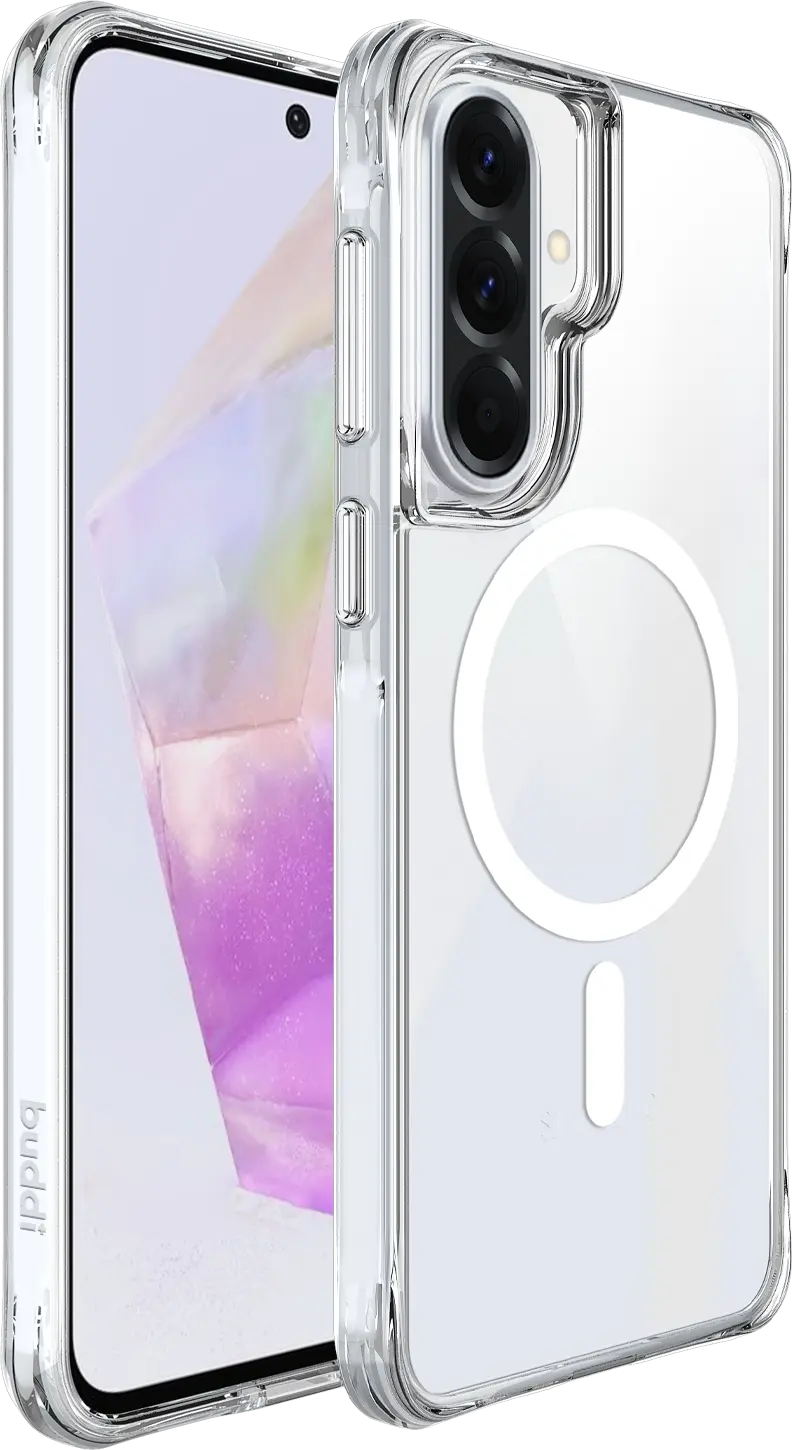 Buddi Core Samsung Galaxy A57 Hoesje MagSafe Back Cover Transparant afbeelding 9
