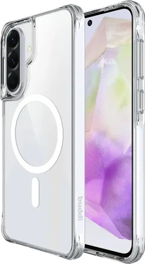 Buddi Core Samsung Galaxy A37 Hoesje MagSafe Back Cover Transparant afbeelding 1