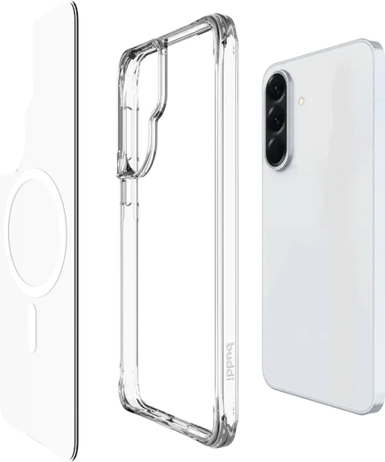 Buddi Core Samsung Galaxy A37 Hoesje MagSafe Back Cover Transparant afbeelding 10