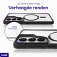 Buddi Hybrid Samsung Galaxy A57 Hoesje MagSafe Back Cover Transparant Zwart afbeelding 7