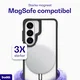 Buddi Hybrid Samsung Galaxy A57 Hoesje MagSafe Back Cover Transparant Zwart afbeelding 4