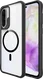 Buddi Hybrid Samsung Galaxy A37 Hoesje MagSafe Back Cover Transparant Zwart