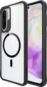 Buddi Hybrid Samsung Galaxy A37 Hoesje MagSafe Back Cover Transparant Zwart