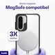 Buddi Hybrid Samsung Galaxy A37 Hoesje MagSafe Back Cover Transparant Zwart afbeelding 7