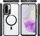 Buddi Hybrid Samsung Galaxy A37 Hoesje MagSafe Back Cover Transparant Zwart afbeelding 10