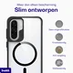 Buddi Hybrid Samsung Galaxy A37 Hoesje MagSafe Back Cover Transparant Zwart afbeelding 4