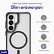 Buddi Hybrid Samsung Galaxy A57 Hoesje MagSafe Back Cover Matte Zwart afbeelding 7
